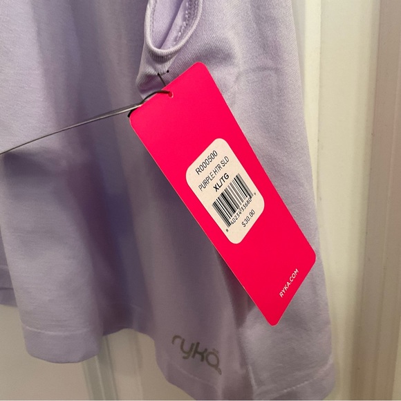 Ryka Seamless Cropped Tank Top - NWT - Size XL - Purple - Picture 6 of 11